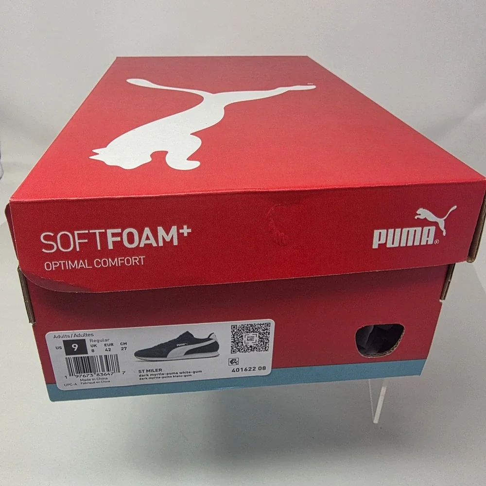 Puma ST Miler Sneakers Mens Size 9 Green White Gum New 401622-08 SoftFoam Shoes